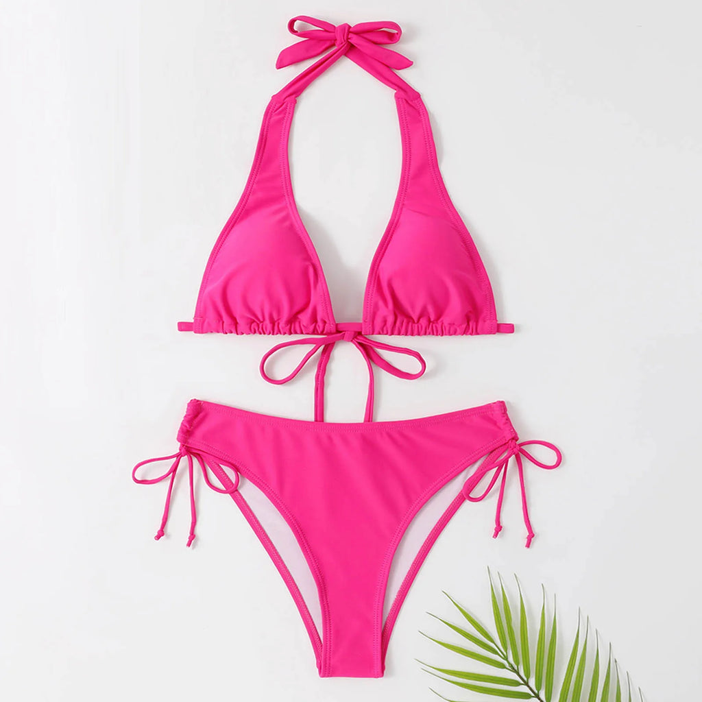 Valenzora - Classic Black Halter Bikini