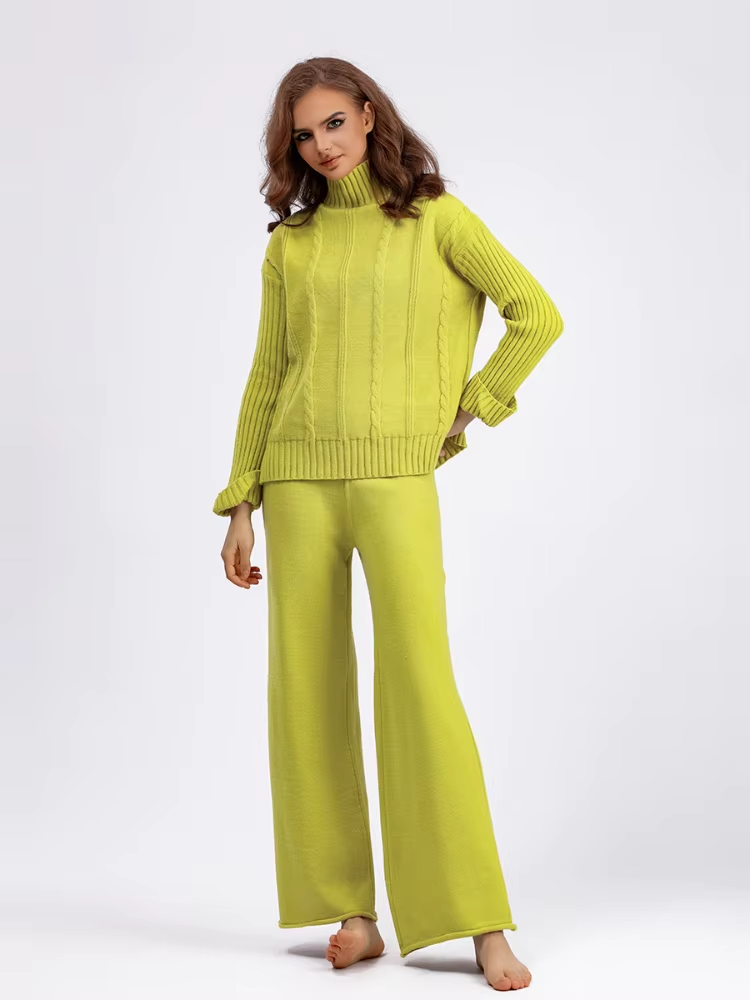 Valenzora | Modernes, elegantes zweiteiliges Strickset