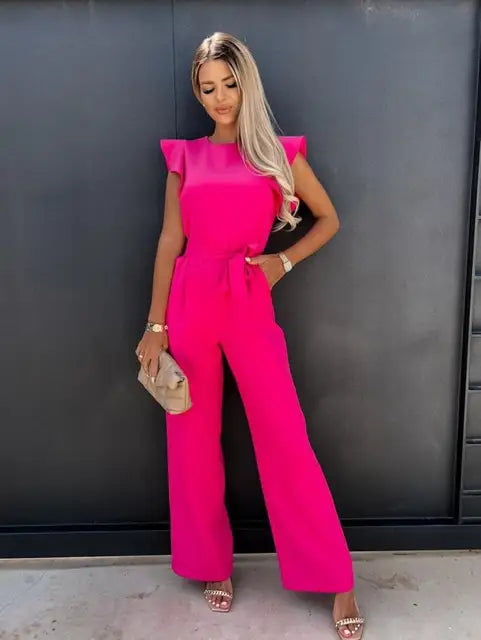 Valenzora | für Frauen mit Rüschenärmeln und Gürtel