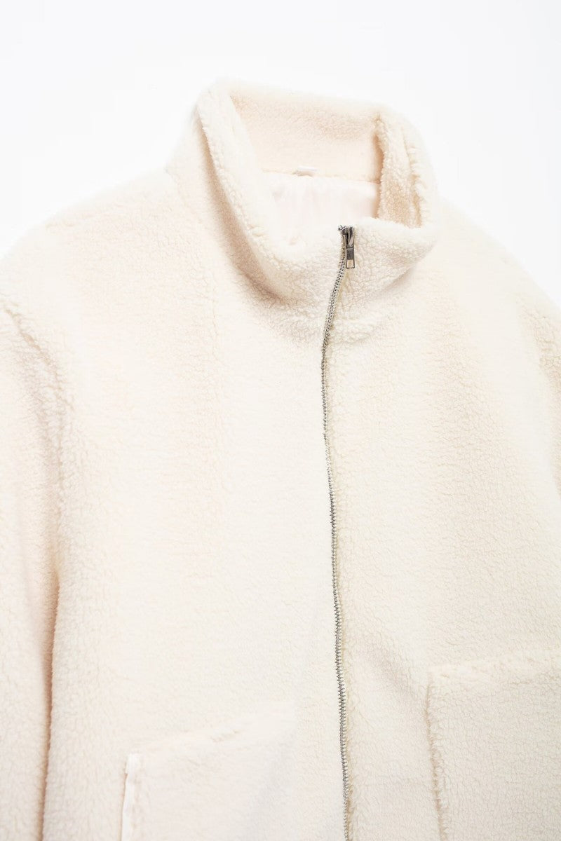 Valenzora | Kuschelige Fleece-Reißverschlussjacke