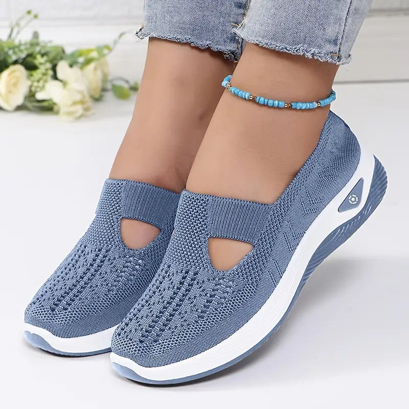 Valenzora | Atmungsaktive orthopädische Slip-On-Sneaker für Damen