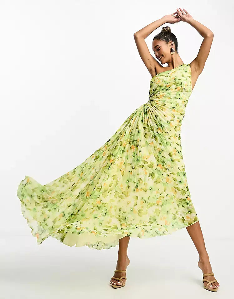 Valenzora | One Shoulder Maxi Dress