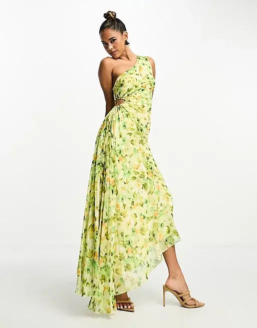 Valenzora | One Shoulder Maxi Dress