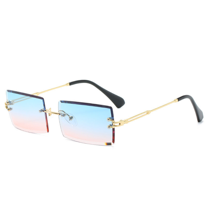 Valenzora | Trendige rechteckige Sonnenbrille im Retro-Stil