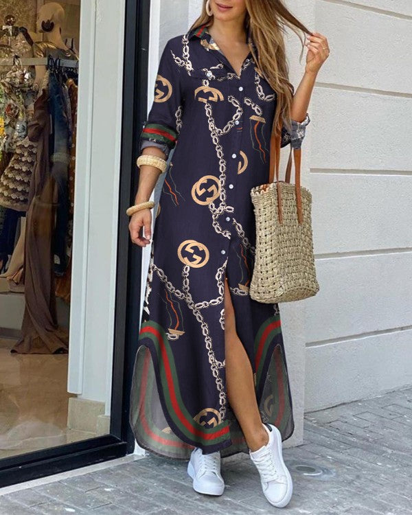 Valenzora | Spring and summer fashion sexy blouse long skirt dress