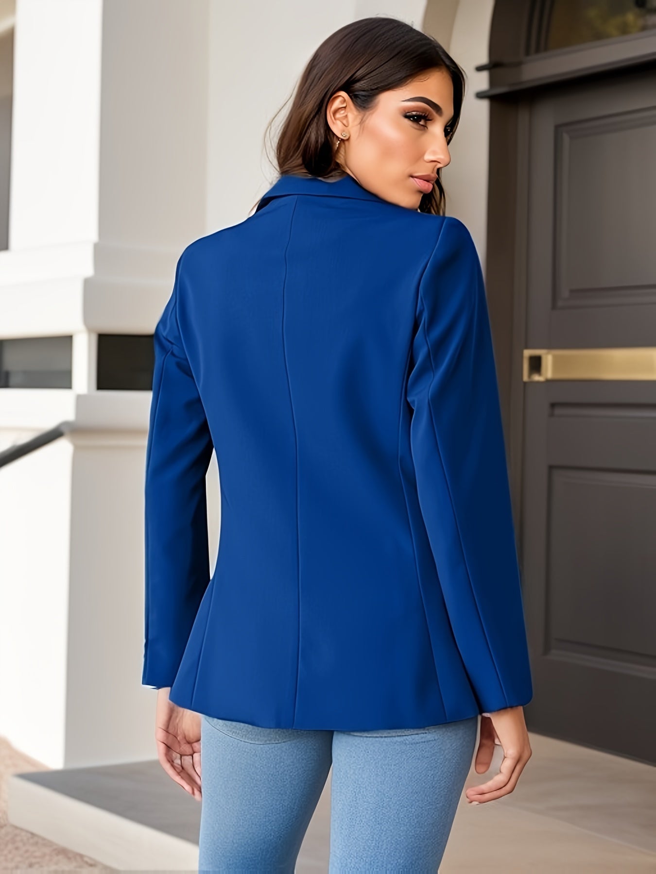Valenzora | Stylish Autumn Classic Business Blazers with Side Pockets for Women