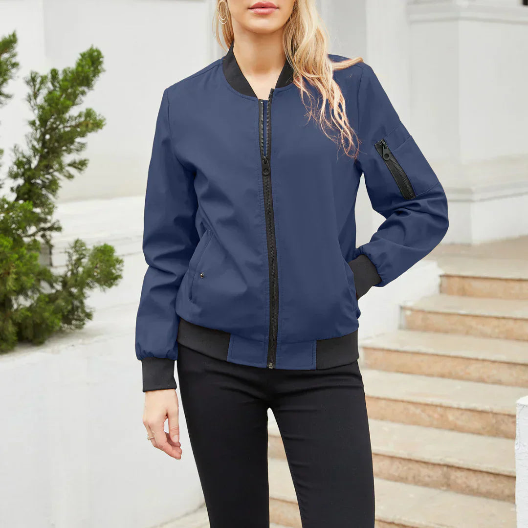 Valenzora Jacket | Casual Bomber Jacket for Women