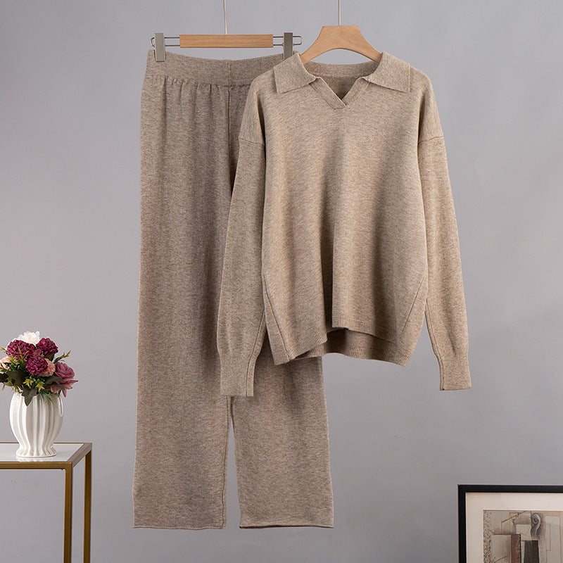 Valenzora | Hose und Strickpullover Set