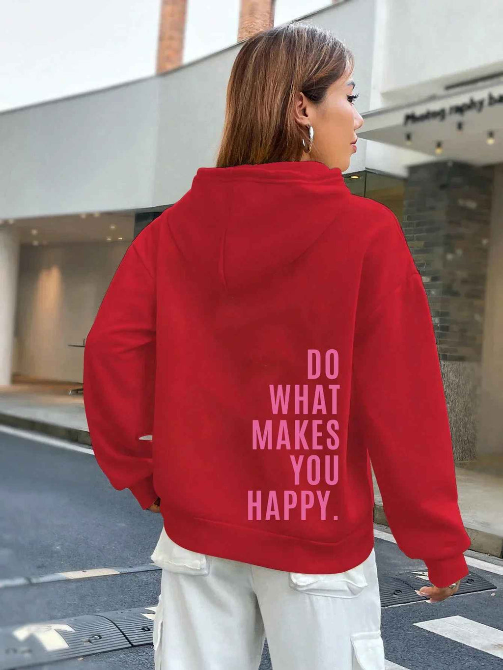 Valenzora – Damen-Kapuzenpullover – Lässiger Streetstyle mit Schriftzug