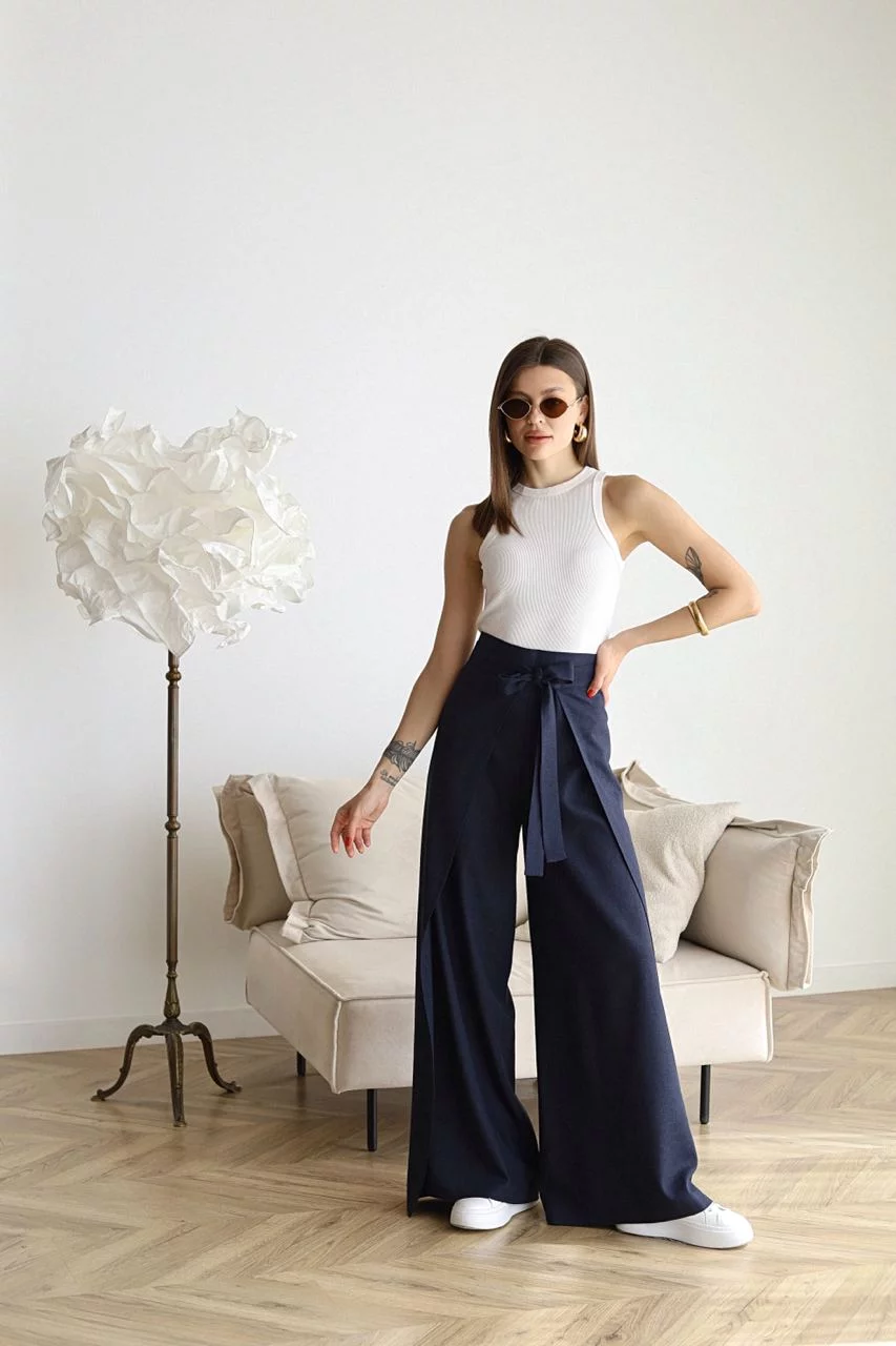 Leona️ | Weite Leinenhose