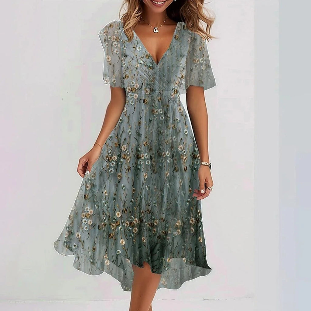 Valenzora | Damenkleid mit V-Ausschnitt