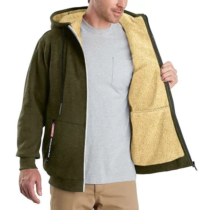Valenzora | Kapuzenpullover mit Fleece-Futter und Reißverschluss