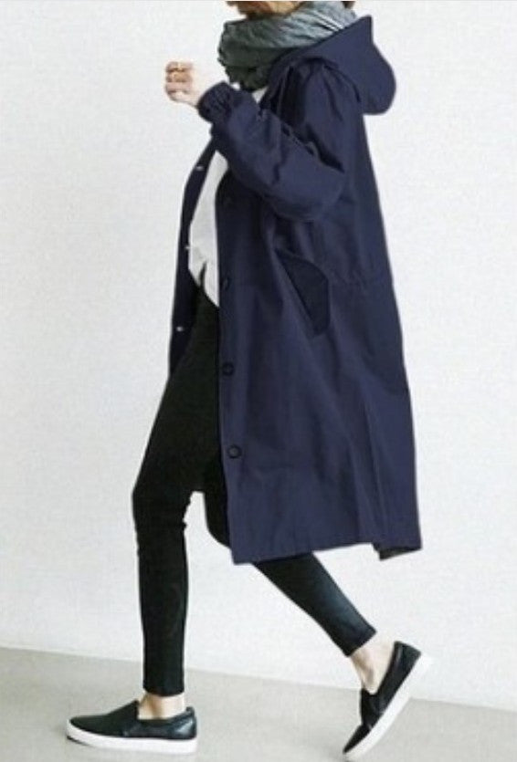 Valenzora | Trenchcoat mit Kapuze