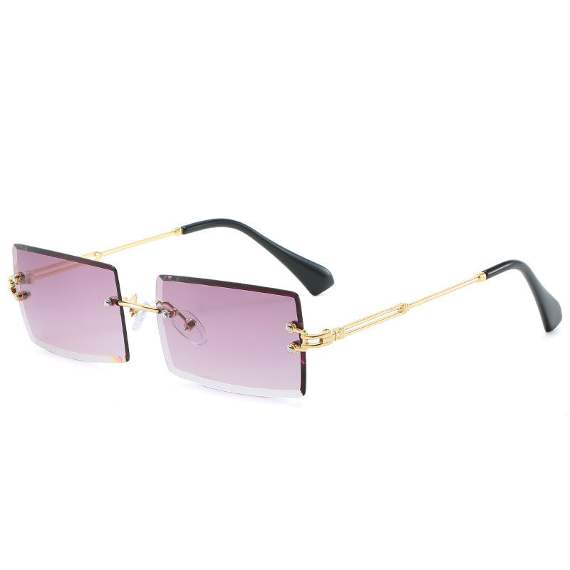Valenzora | Trendige rechteckige Sonnenbrille im Retro-Stil