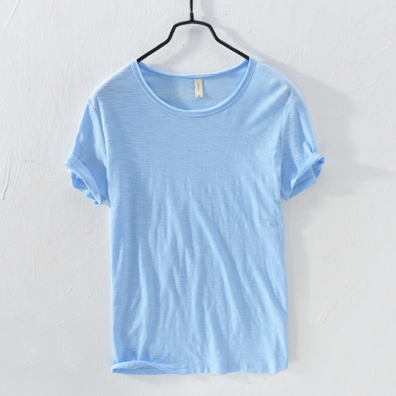 Valenzora | Soft Touch T-Shirt with Round Neck