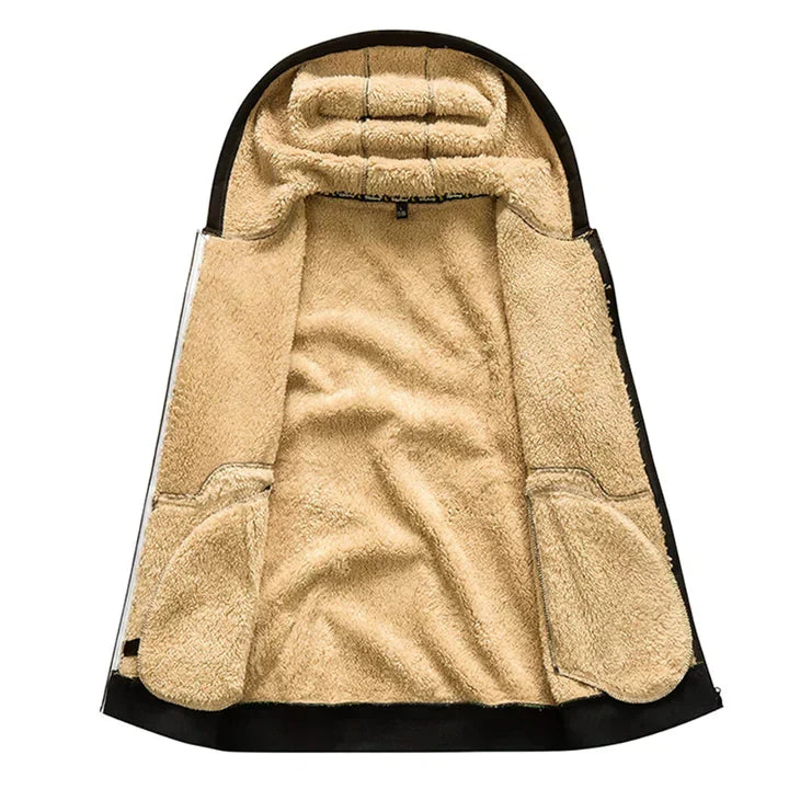 Valenzora | Kapuzenpullover mit Fleece-Futter und Reißverschluss