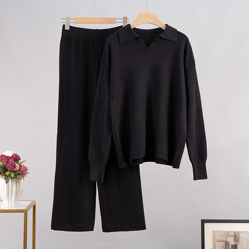 Valenzora | Hose und Strickpullover Set