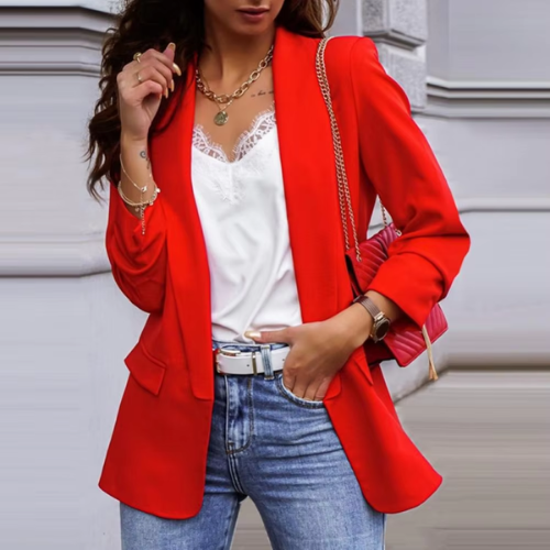 Valenzora | Elegante Damenblazer mit Ein-Knopf-Verschluss, ideal fürs Büro