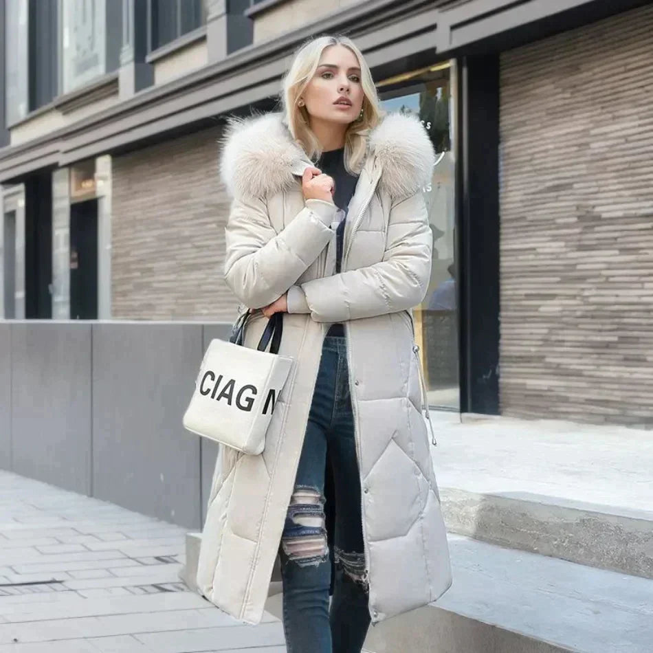 Valenzora | Stylish Italian coat with faux fur