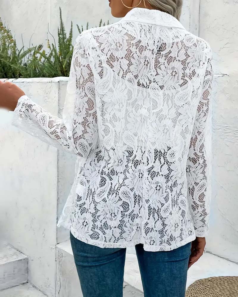 Valenzora | Elegant blazer with lace