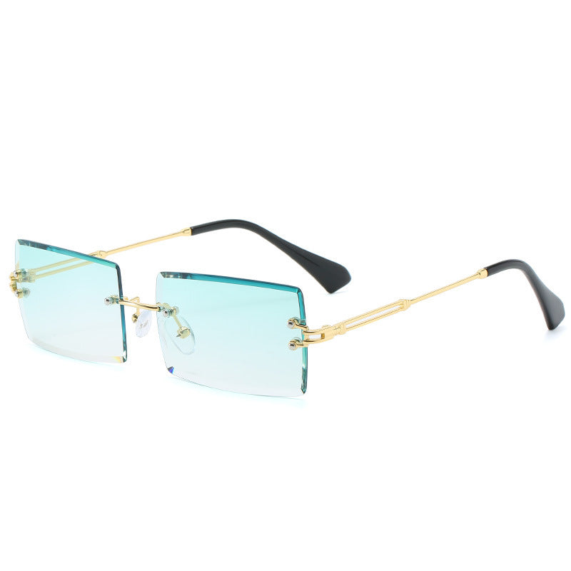 Valenzora | Trendige rechteckige Sonnenbrille im Retro-Stil