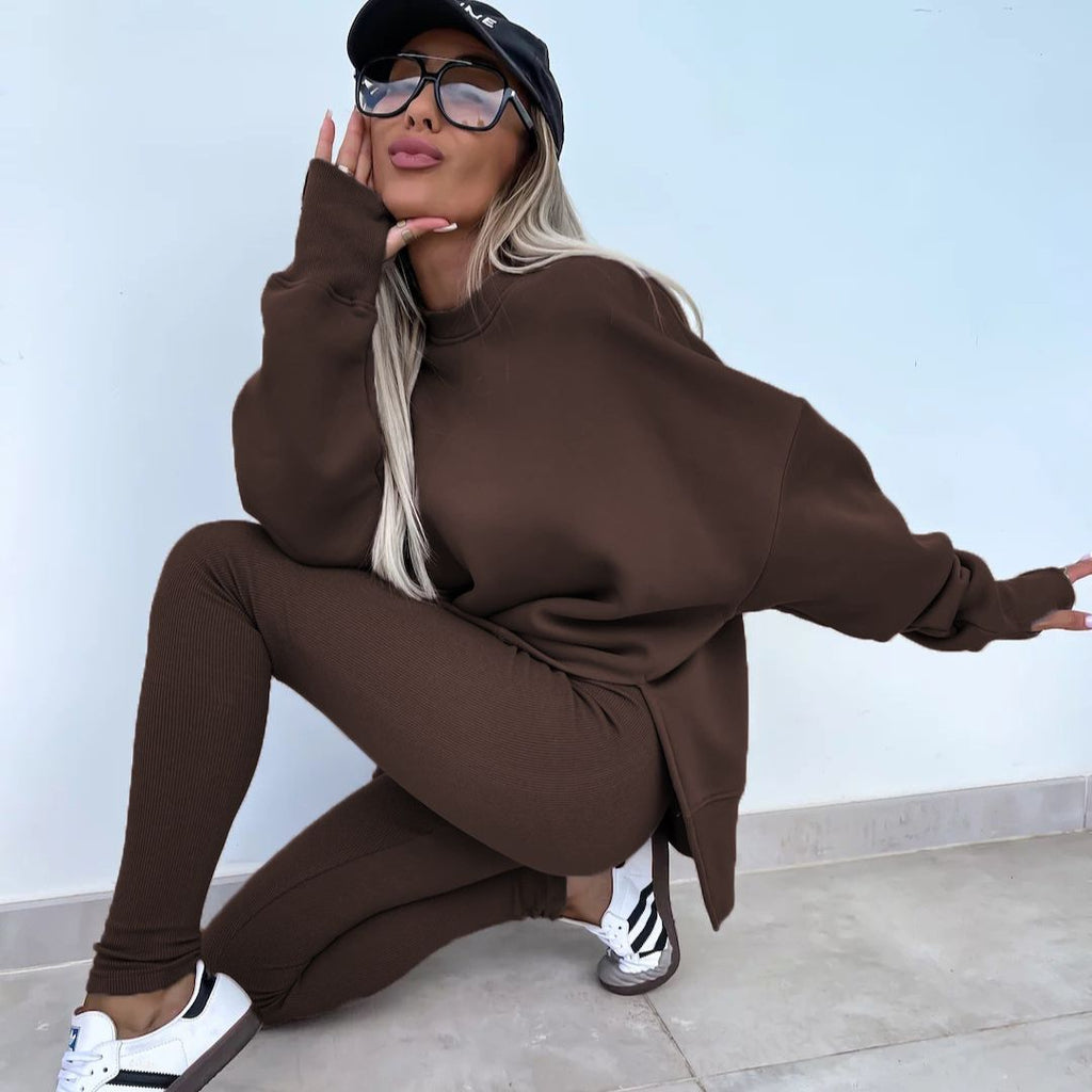 Valenzora | Kuscheliges Oversize-Sweatshirt und Leggings-Set