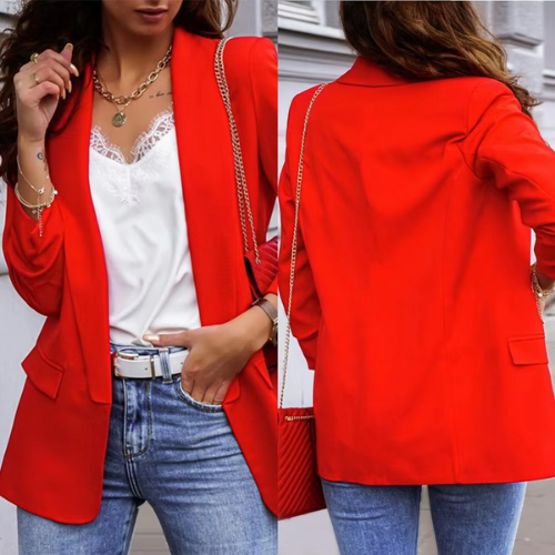 Valenzora | Elegante Damenblazer mit Ein-Knopf-Verschluss, ideal fürs Büro