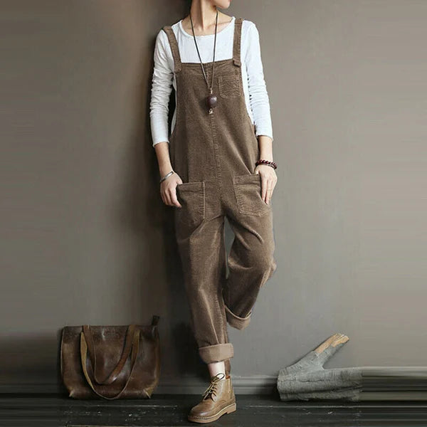 Valenzora - Casual corduroy jumpsuit
