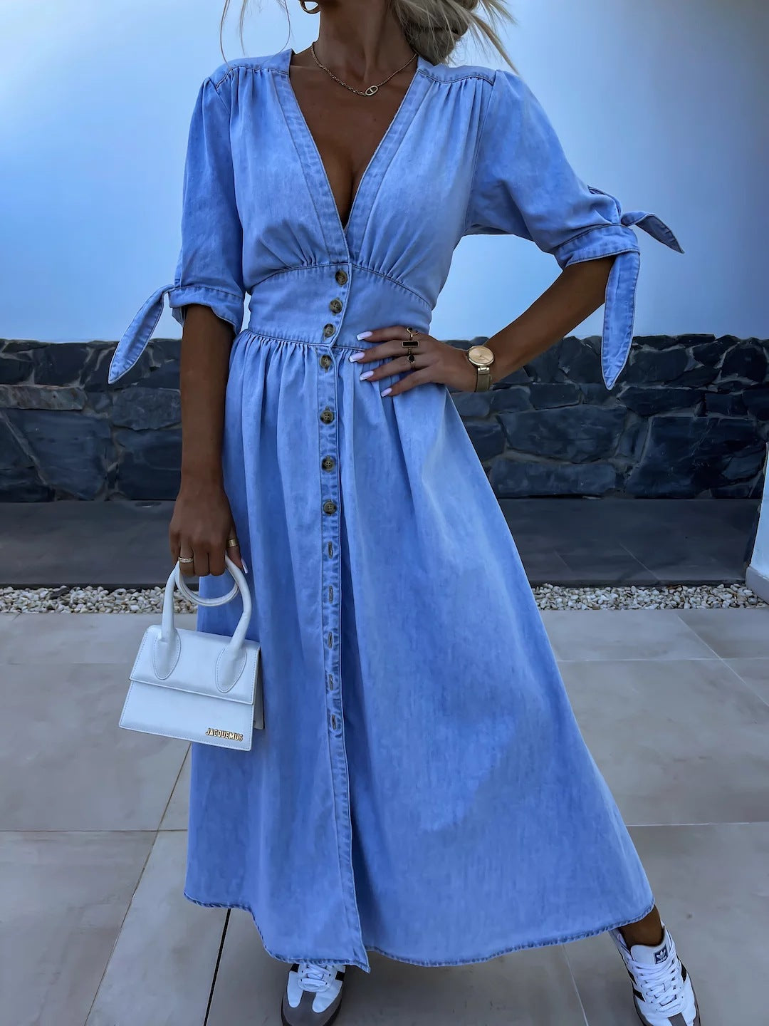 Valenzora | Modern denim dress