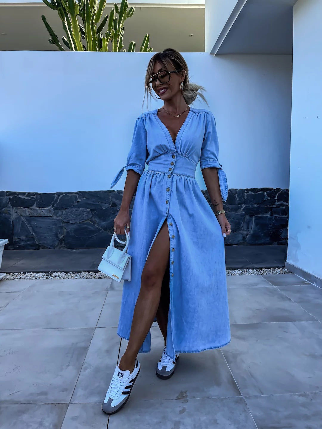 Valenzora | Modern denim dress