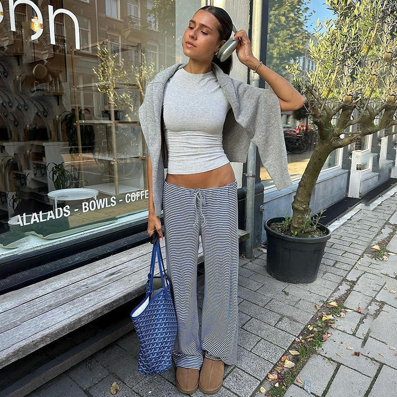 Valenzora | Cool Striped Trousers for a Fresh Look
