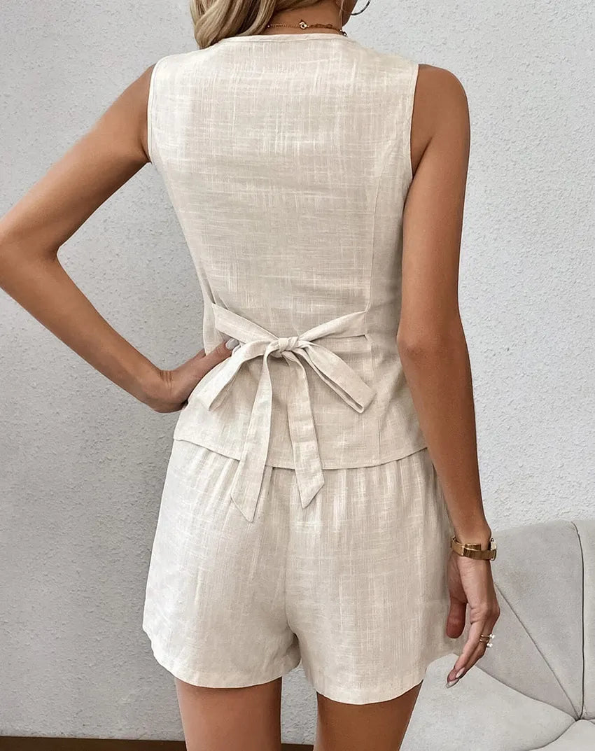 Valenzora | Boho Casual Shorts Set
