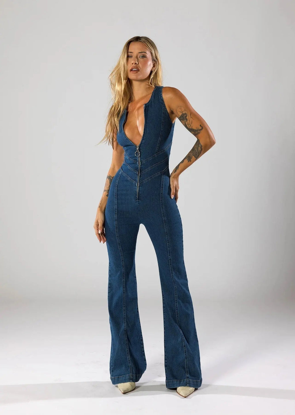 Valenzora | Denim Jumpsuit