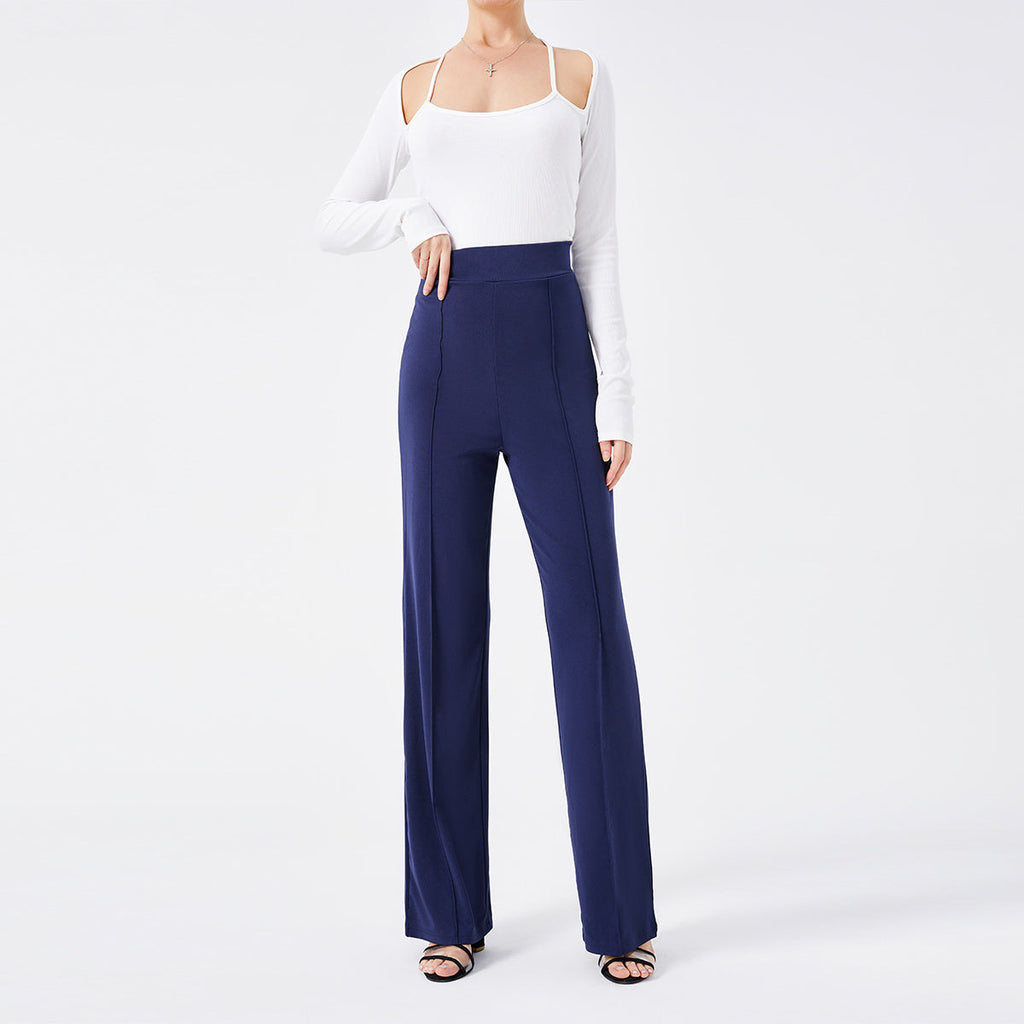Valenzora High-waisted bell-bottom trousers