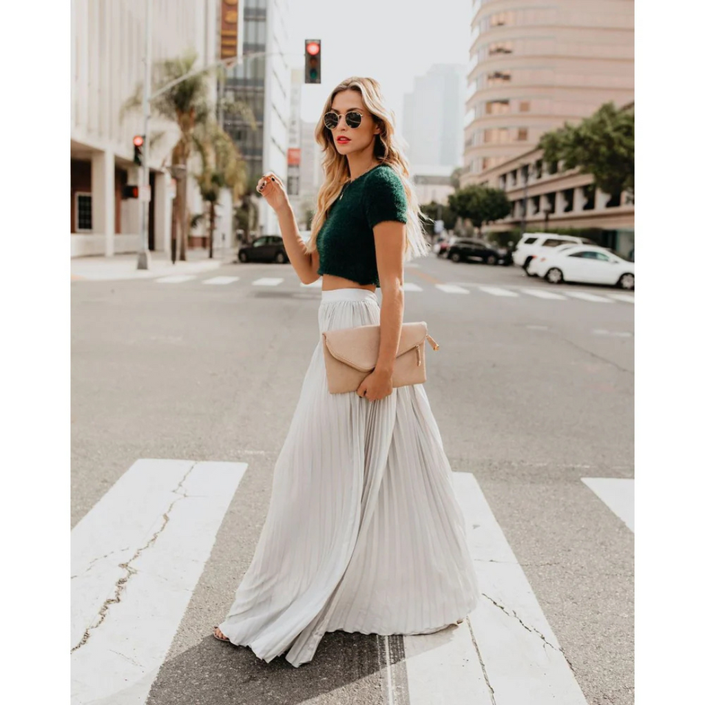Valenzora | Flowing pleated skirt for women