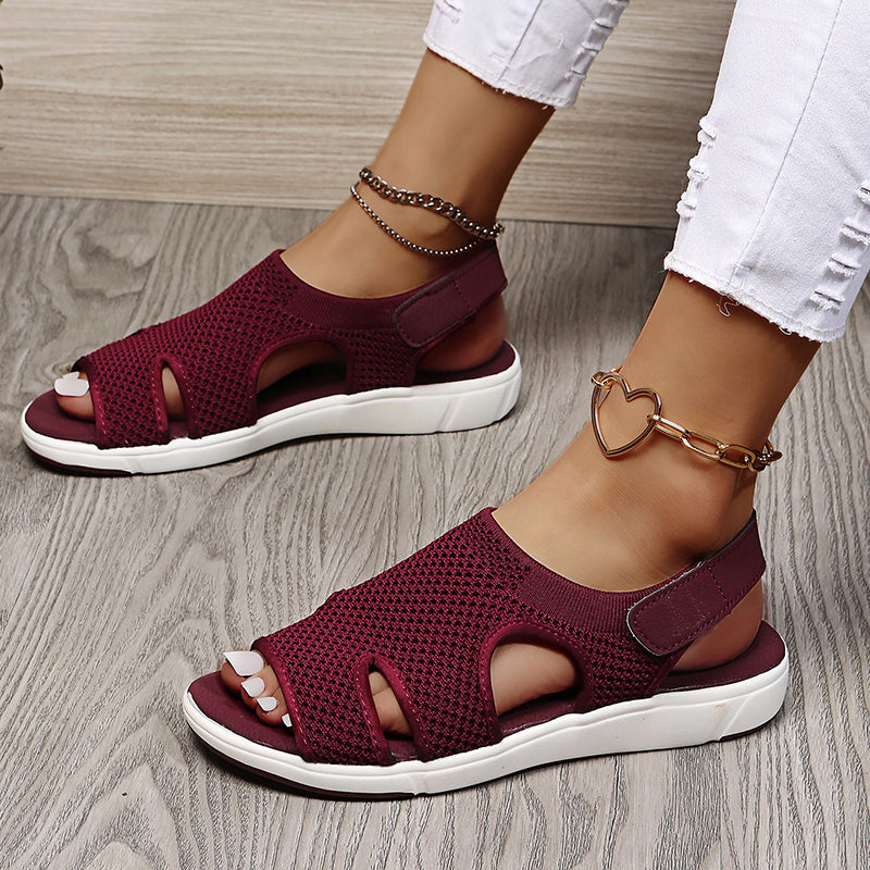 Valenzora | Luftige Sandalen mit ergonomischem Fußbett