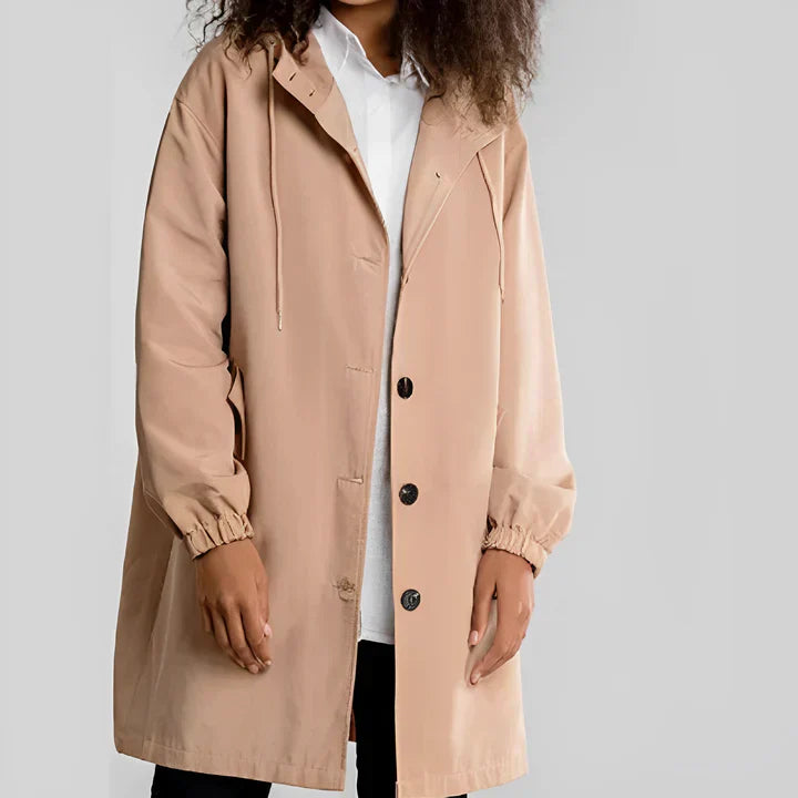 Valenzora Waterproof Rain Jacket with Hood for Women | Perfect for Outdoor Activities