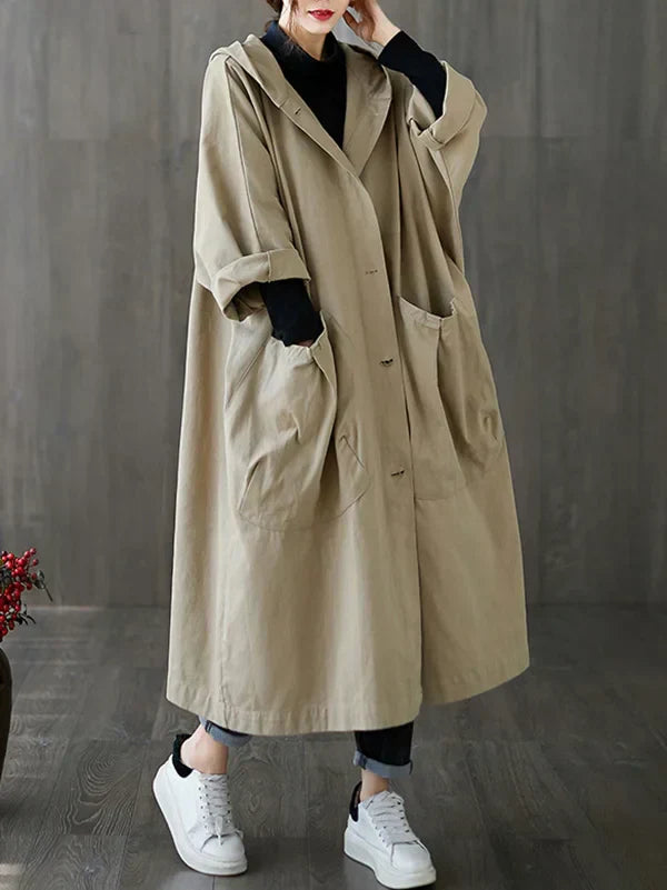 Valenzora | Long Waterproof Trench Coat