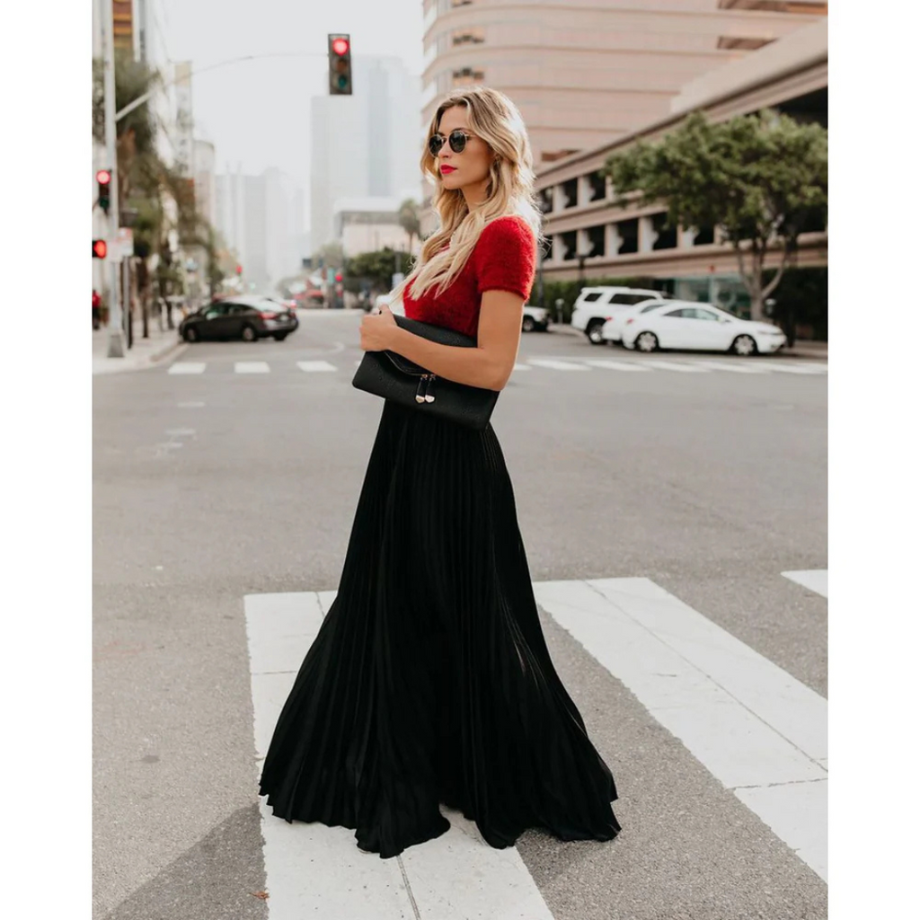 Valenzora | Flowing pleated skirt for women