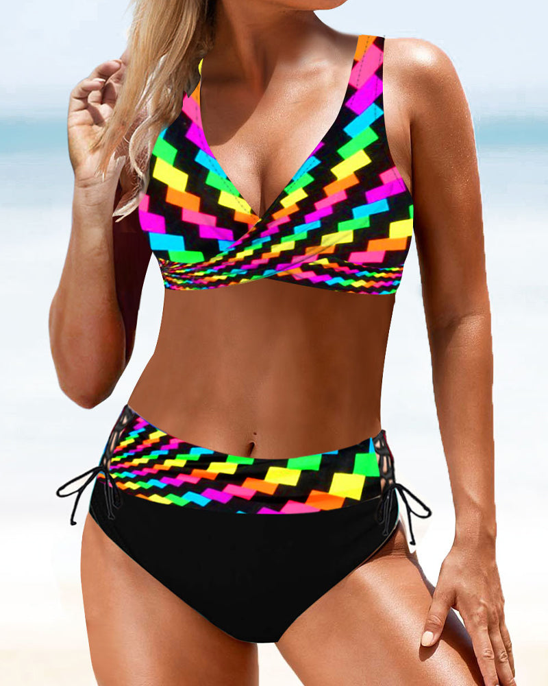 Valenzora | Bikini with Colorful Swimsuit