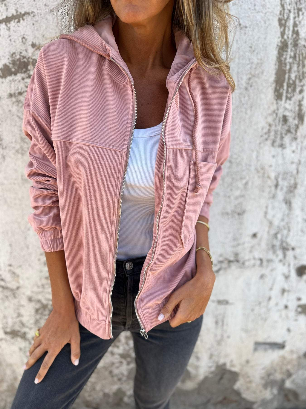 Valenzora | Hooded jacket with zipper