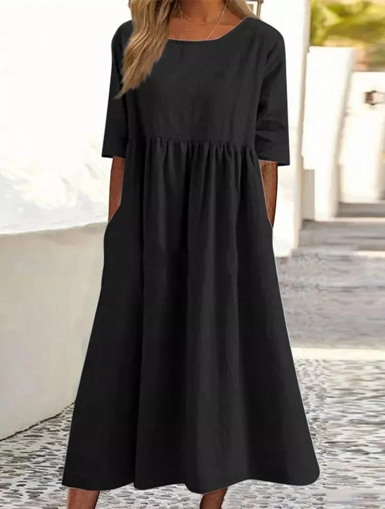 Valenzora | Elegantes, bequemes Baumwollkleid