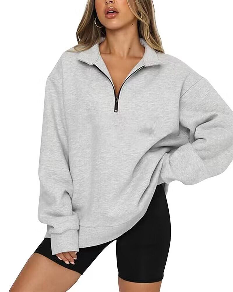 Tatum™ - Damen Sweatshirt mit Kragen