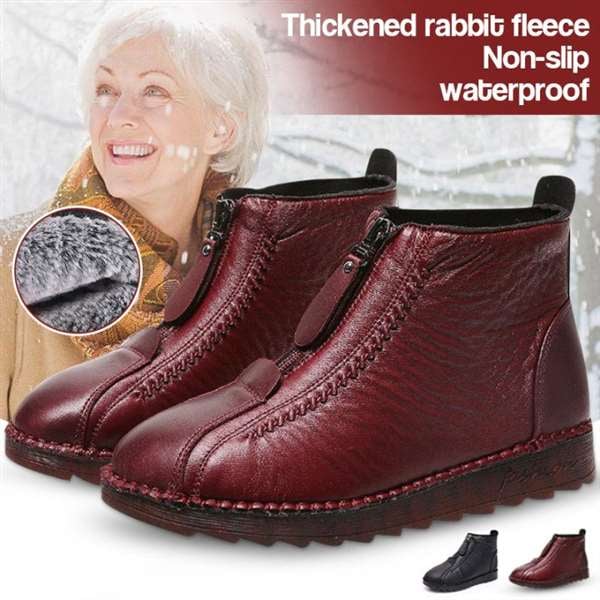 beliebte, rutschfeste Ankle Boots aus Leder