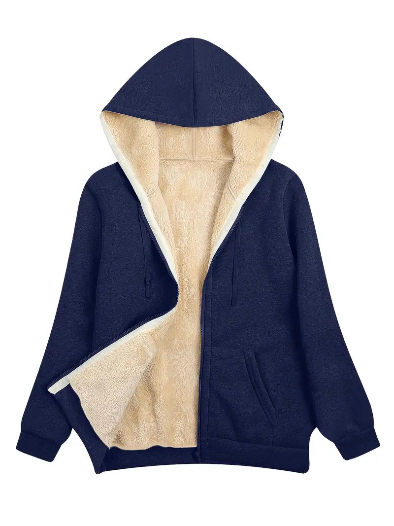 Valenzora | Warme und weiche Kapuzenjacke für Damen | Perfekt für den Winter