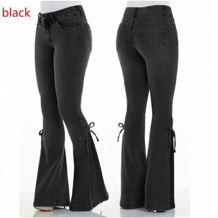 Valenzora – Damen-Jeans mit mittlerer Leibhöhe