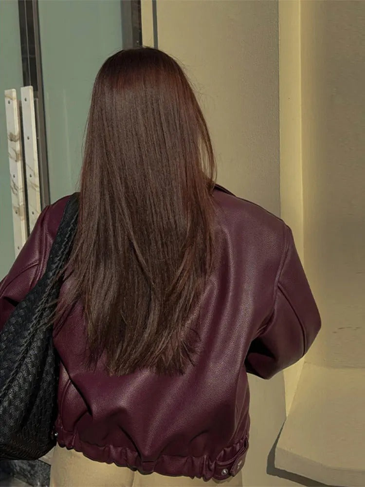 Valenzora | Vegan leather jacket