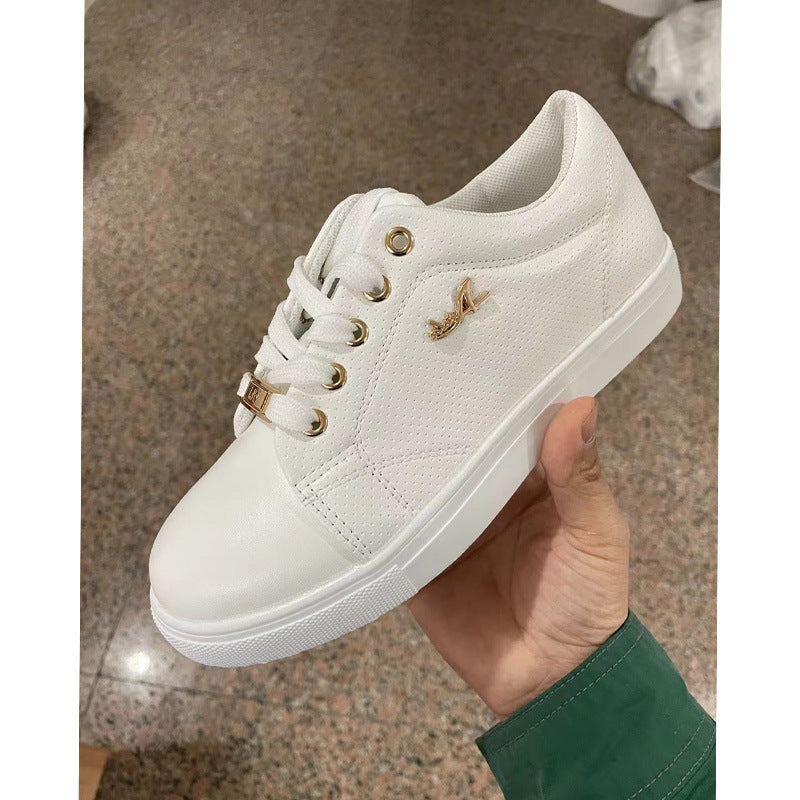 Valenzora Damen-Sneaker: Flache, atmungsaktive Schnürschuhe für Mädchen"