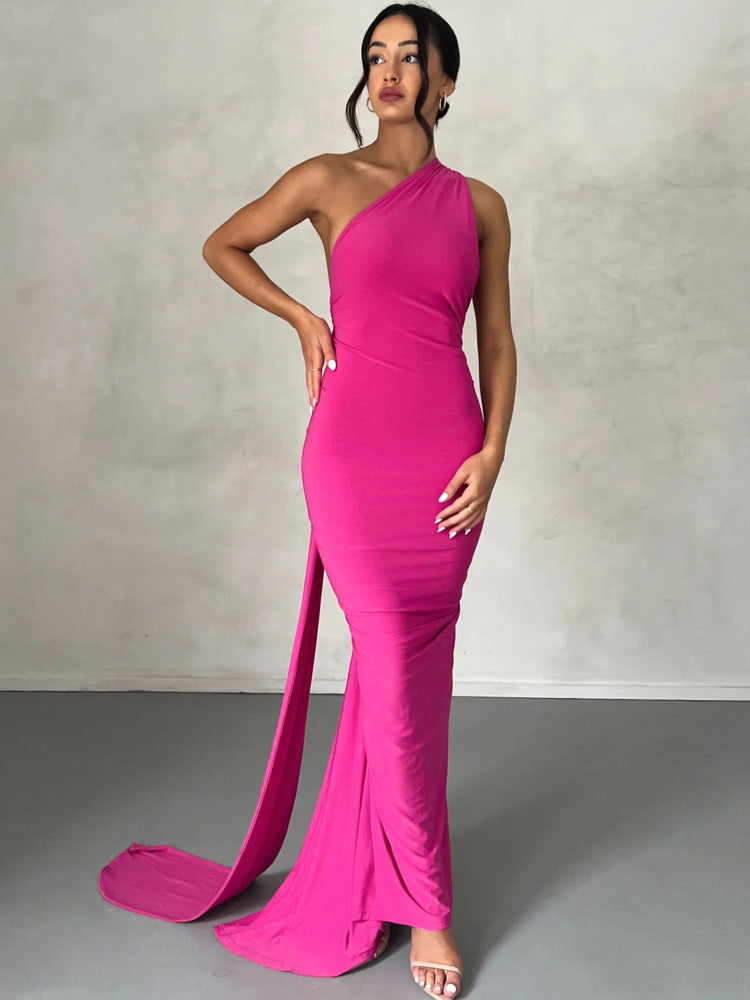 Backless long dress