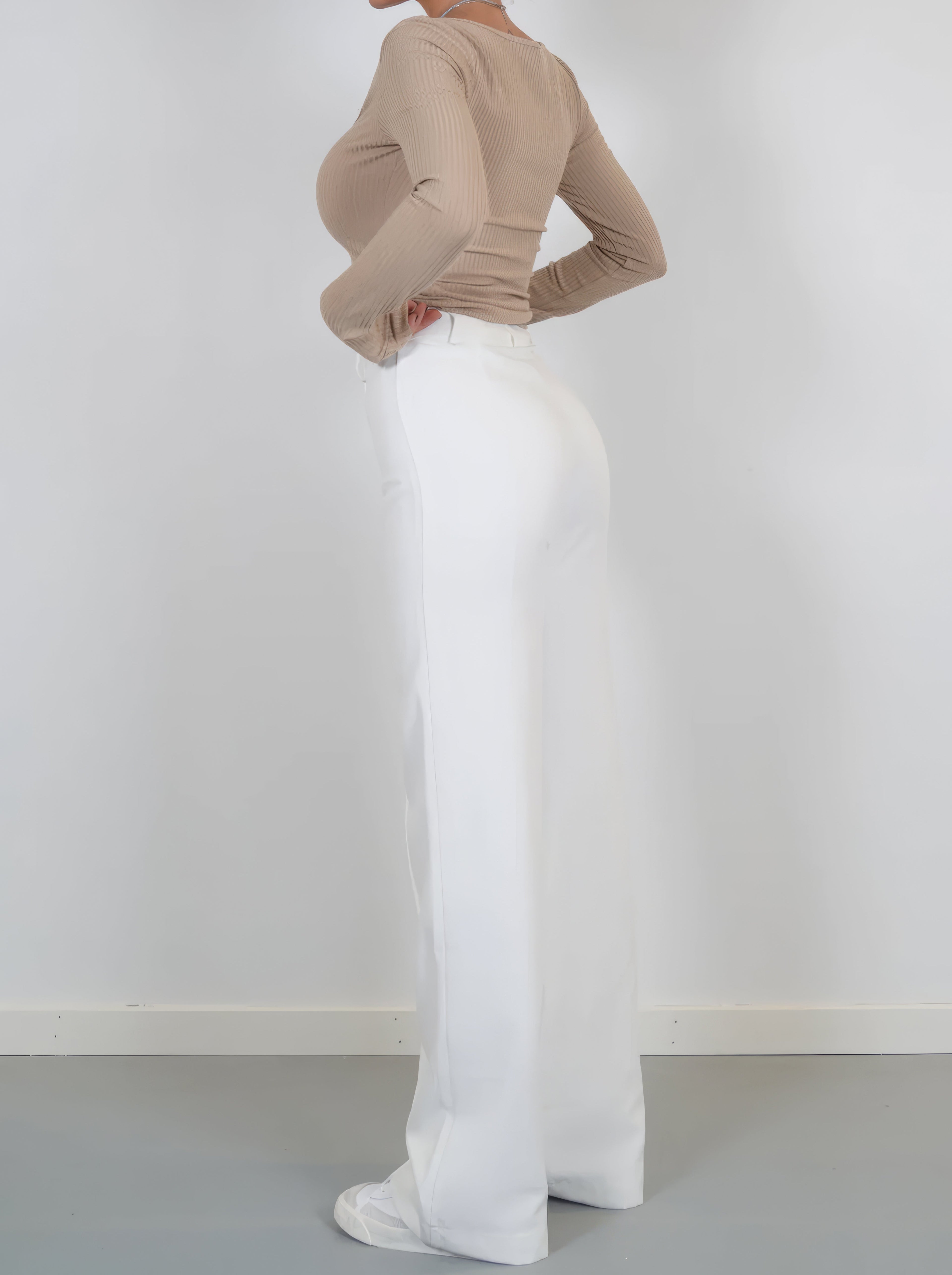 Valenzora | Weite Hose - Hohe Taille - Verschiedene Farben - Passt allen Figurtypen